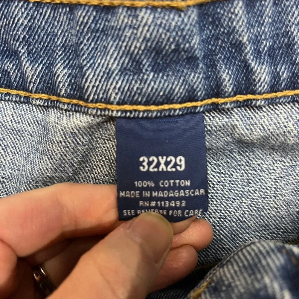 RK‎ Brand Jeans Mens 32x29 Blue RK5POC Straight Leg 100% Cotton Denim Workwear